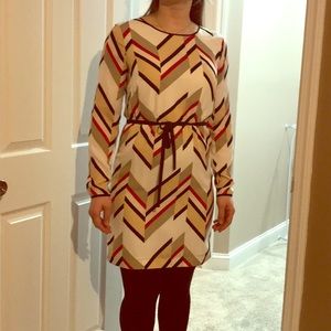 Armani Exchange Multi colored long sleeve dress